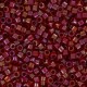 Miyuki delica Beads 11/0 - Lined red ruby ab DB-295